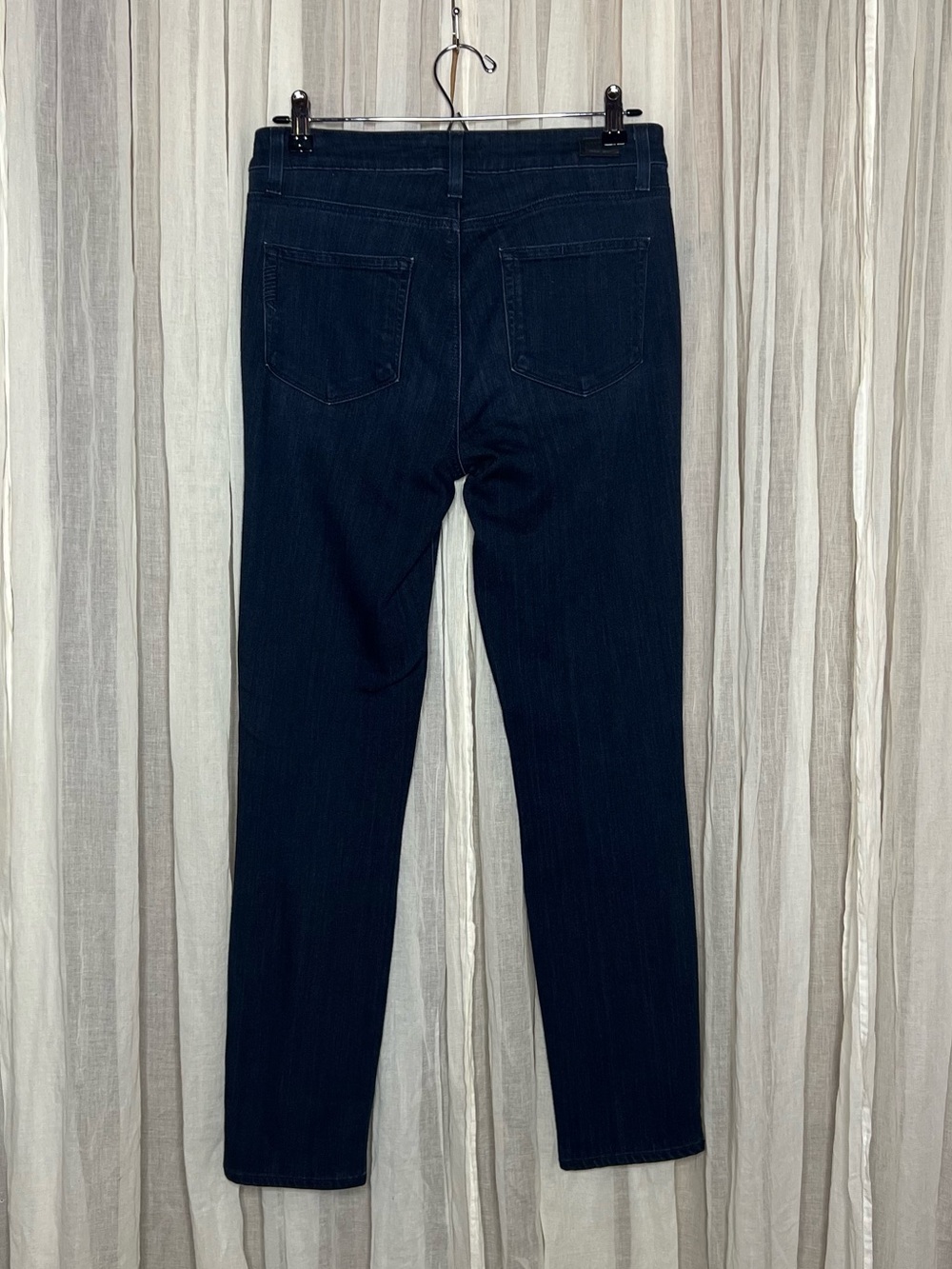 Paige Hoxton Ankle Peg Dark Wash Skinny Jeans - Picture 4 of 6